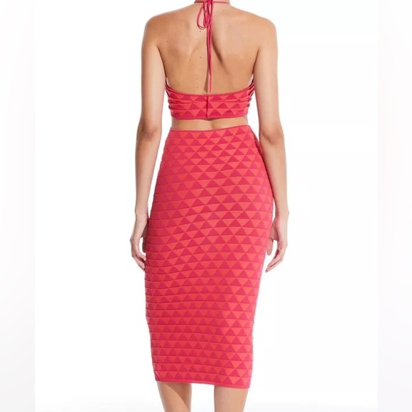 NWT Solid & Striped The Kiana Dress in Texture Geo - Picture 4 of 10